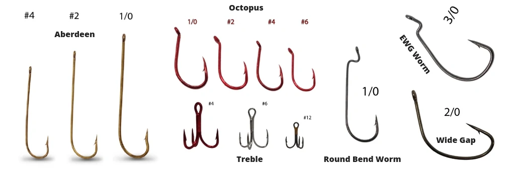 Fishing Hook Sizes - How to Choose the Right Fishing Hook