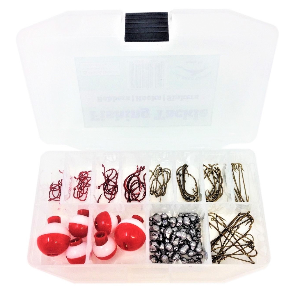 Basic Tackle Kit: Fishing Bobbers, Hooks, and Sinkers | Tailored Tackle