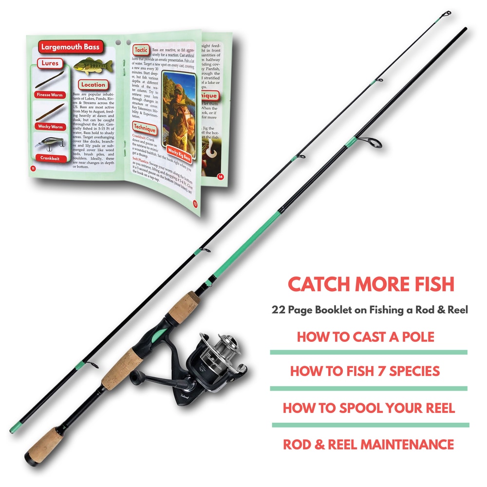 Beginners Multispecies Spinning Rod and Reel Combo