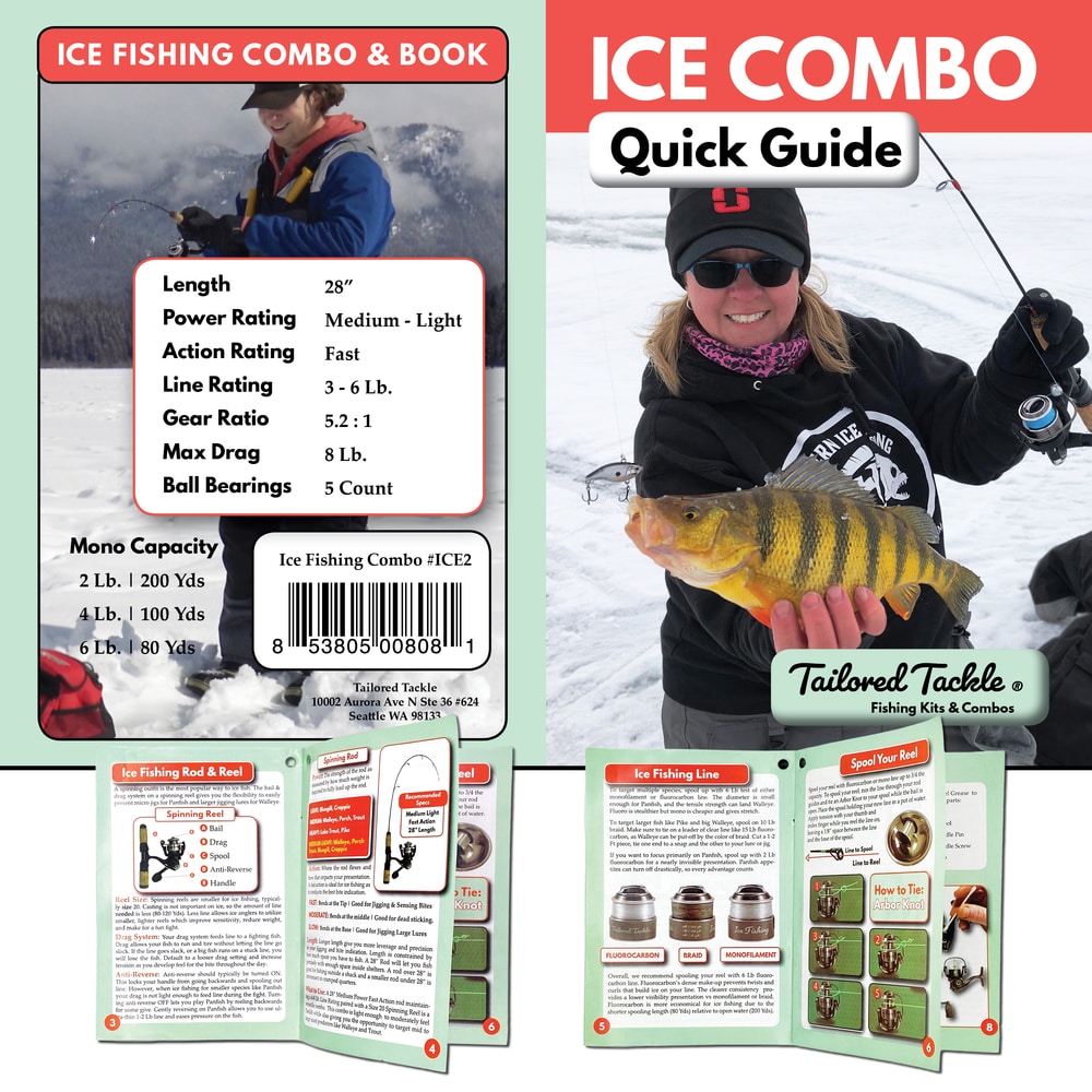 Ice Fishing Rod Reel Combo