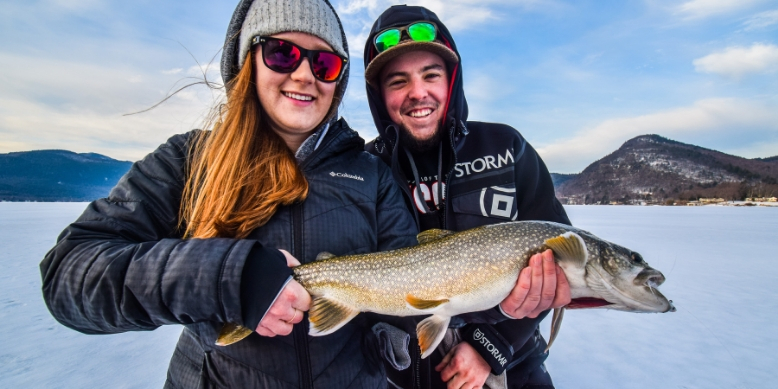 Ice Fishing Vermont Lake Trout Lake Champlain Tailored Tackle