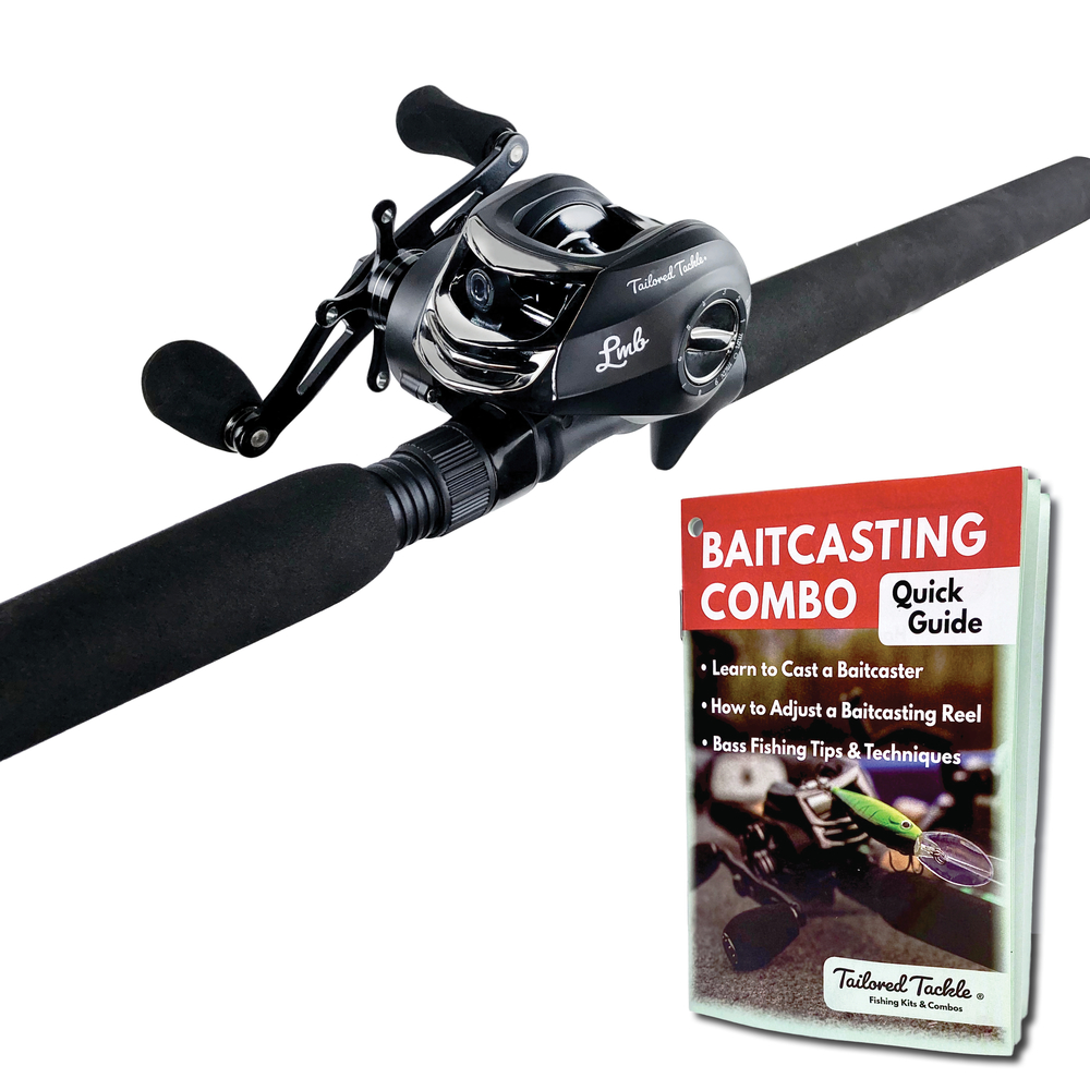 Baitcaster Bass Fishing Rod and Reel Combo