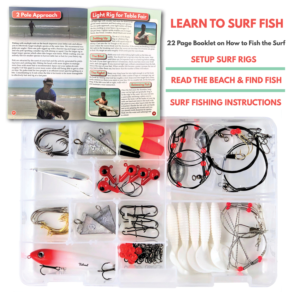 Surf Fishing Tackle Kit: Saltwater Lures for Beginners | Tailored Tackle