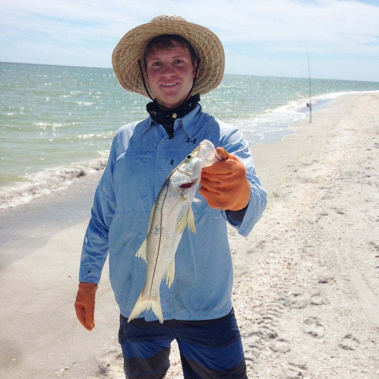 Snook Surf Fishing on the Beach Sanibel Florida Tailored Tackle