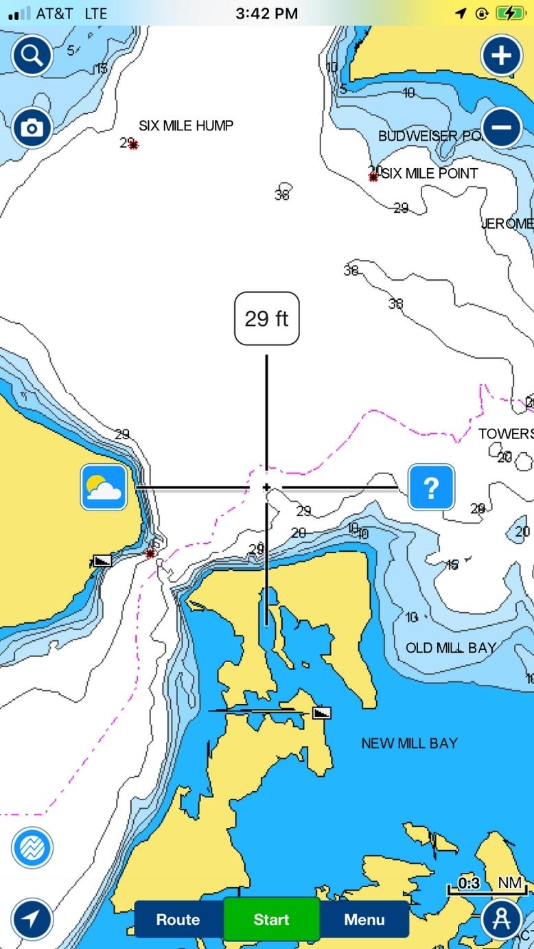 Navionics Lake Map Fishing App
