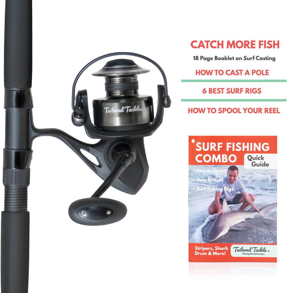 Fishing Rods Reels | Multispecies Spinning Combo | Baitcating Rod Reel  Right Left Handed | Heavy Surfcasting Power | Fast Action with Saltwater