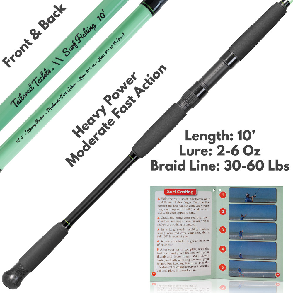 Surf Fishing Rod & Reel Combo - Tailored Tackle
