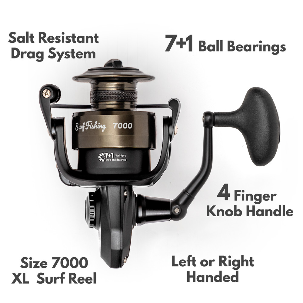 7 Foot Rod and Spinning Reel Combo